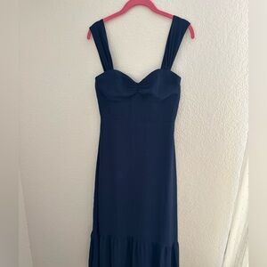 Elegant Navy Blue Dress